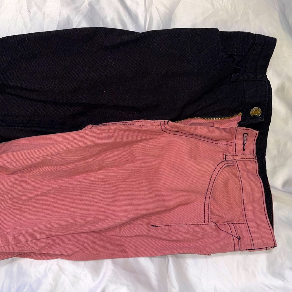 Shein Color Block Jeans.